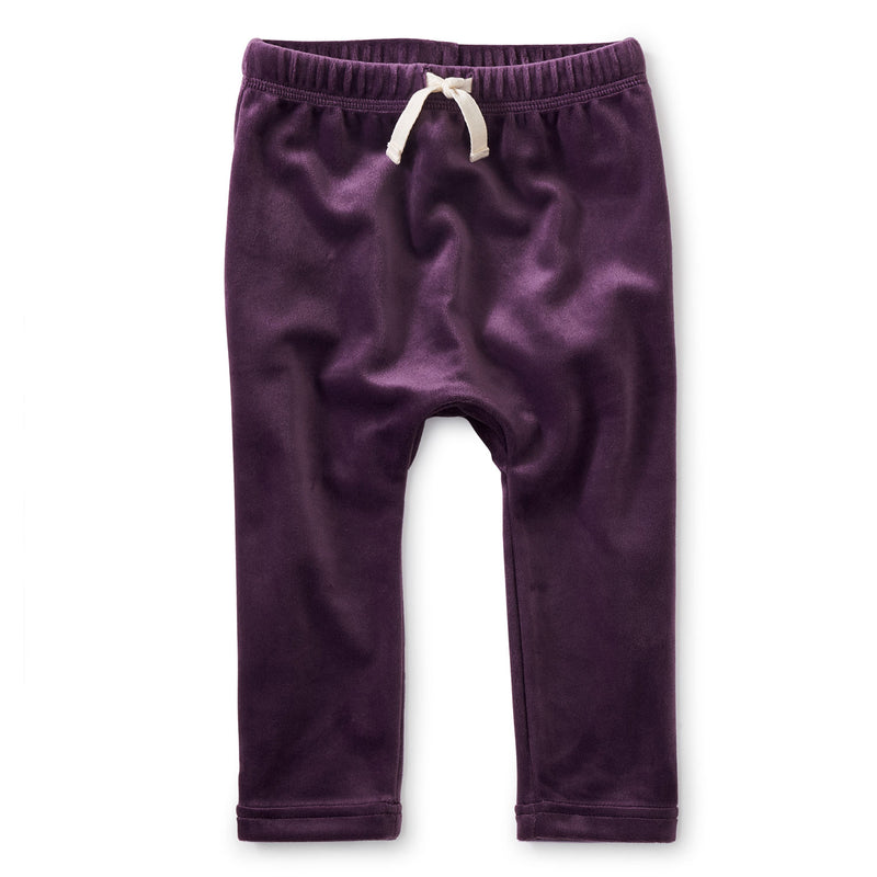Tea Collection Very Velour Baby Joggers - Purple Punch