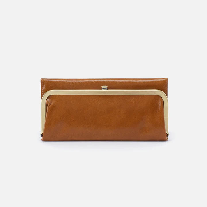 Hobo Bags Rachel Continental Wallet - Polished Leather - Truffle