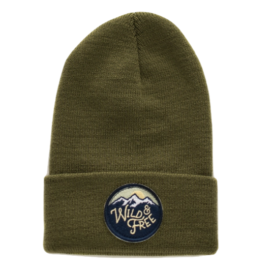 Seaslope Wild and Free Beanie - Moss