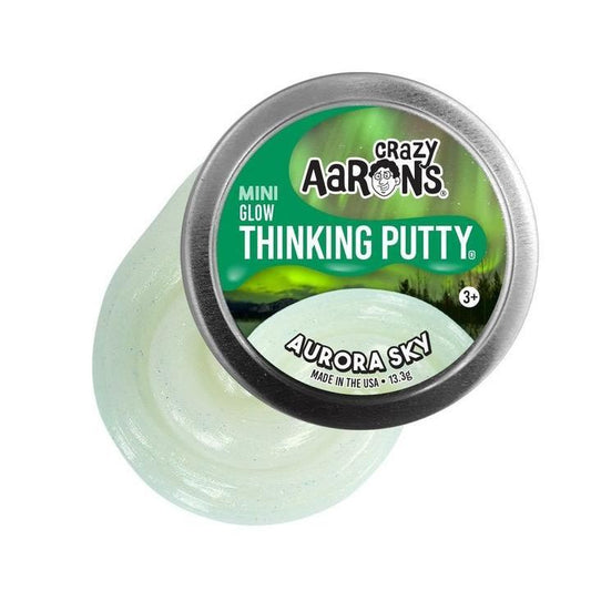 Crazy Aaron's Mini Thinking Putty - Aurora Sky