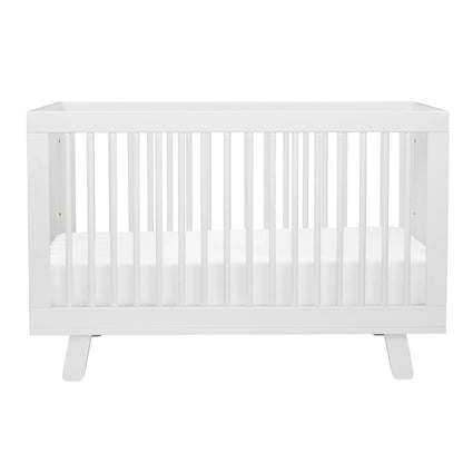 Babyletto Hudson 3-in-1 Convertible Crib with Toddler Bed Conversion Kit - white