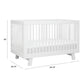 Babyletto Hudson 3-in-1 Convertible Crib with Toddler Bed Conversion Kit - white