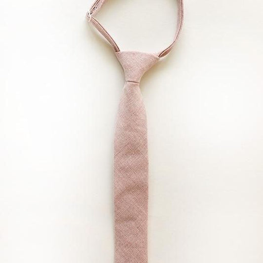 Boon Ties Boys' Tie - Blushing Linen