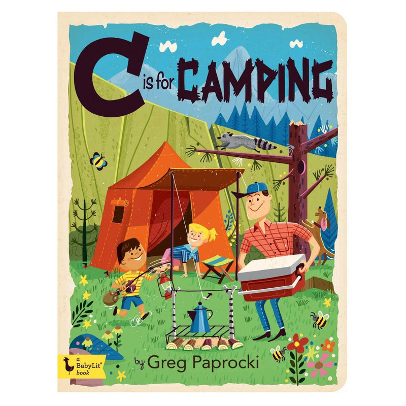 BabyLit Alphabet Primer Book - C is for Camping