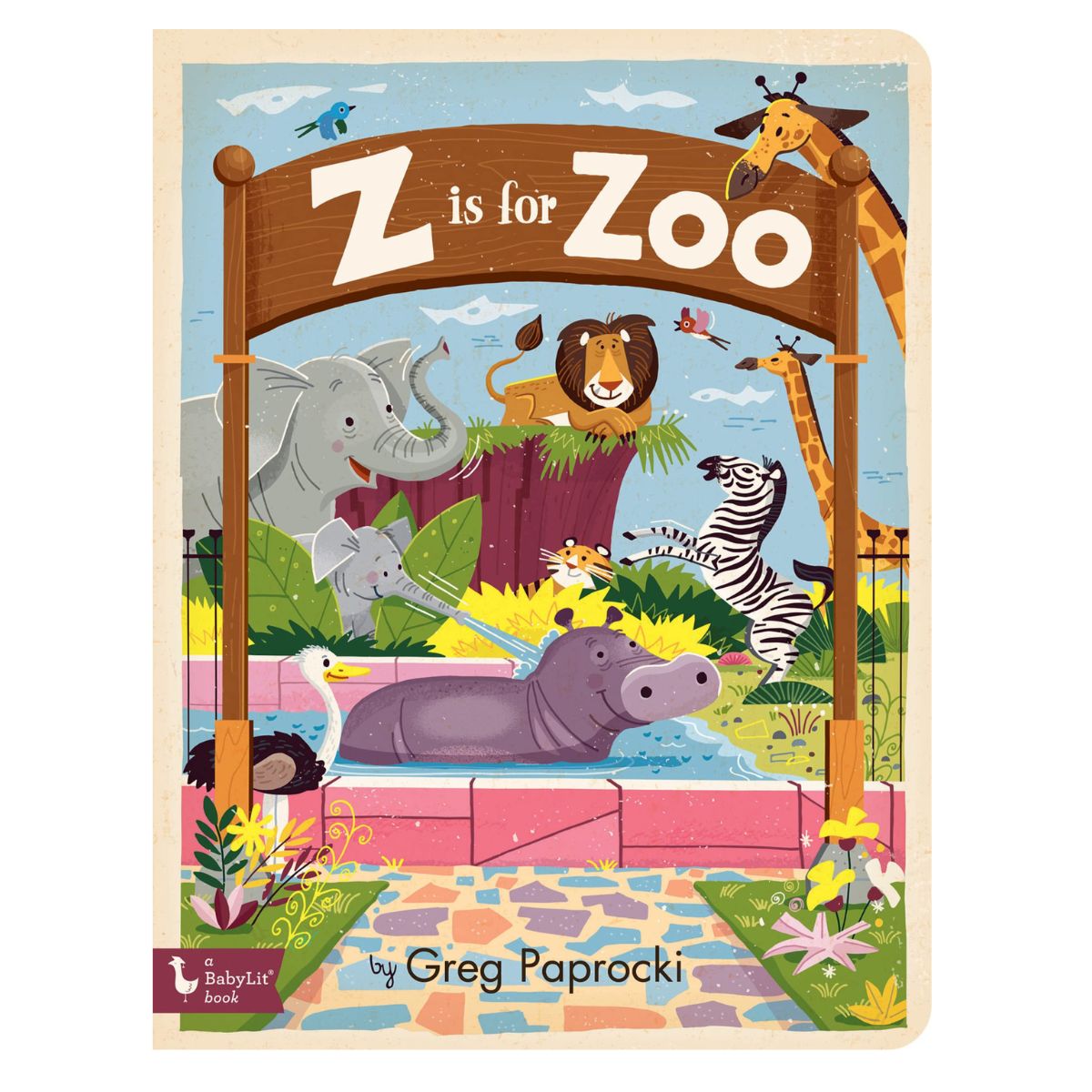 BabyLit Alphabet Primer Book - Z is for Zoo