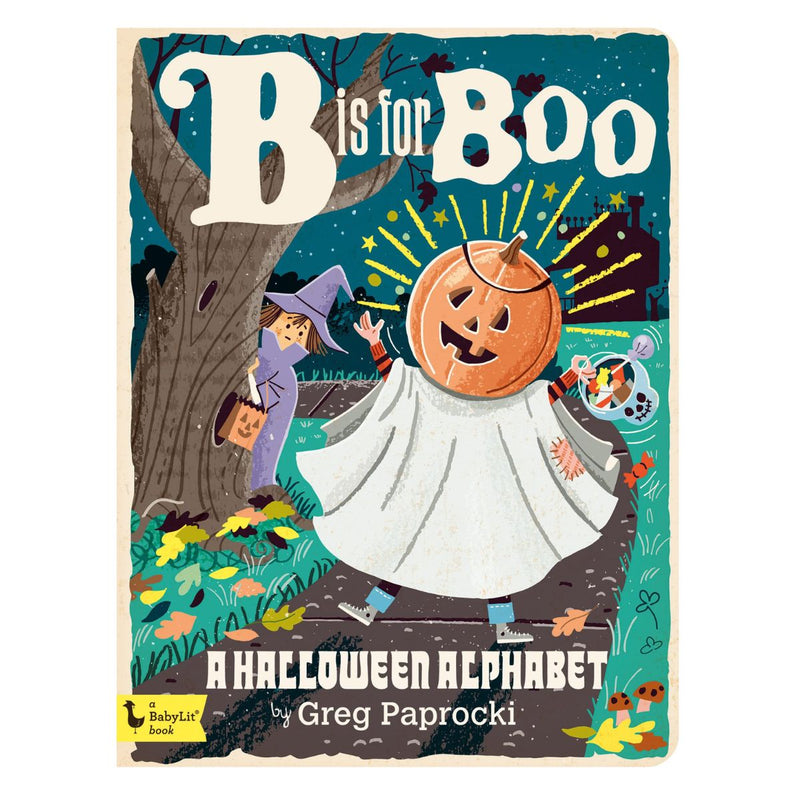 BabyLit Seasonal Alphabet Primer Book - B is for Boo