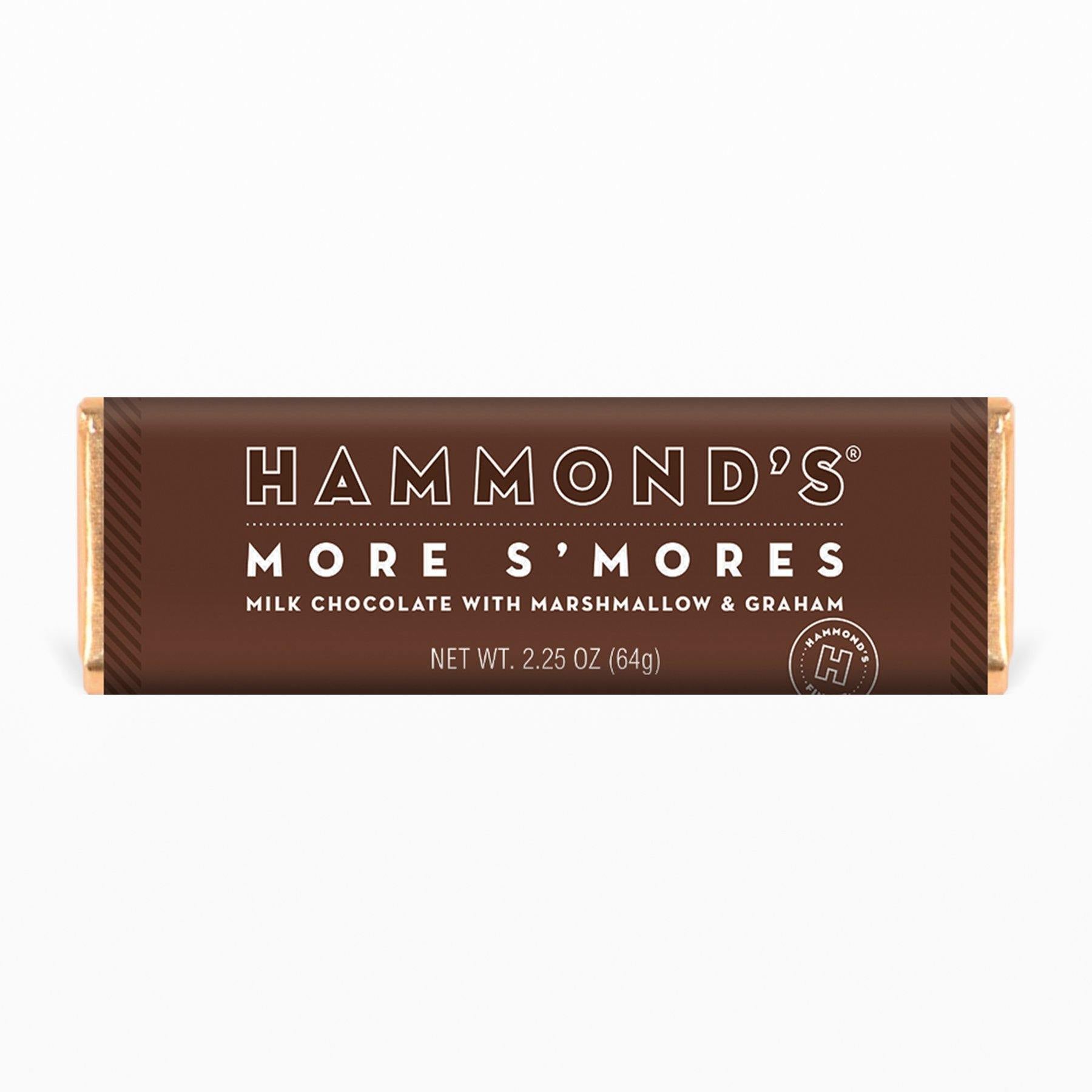 Hammond's Candies Milk Chocolate Candy Bar 2.25oz - More S'mores