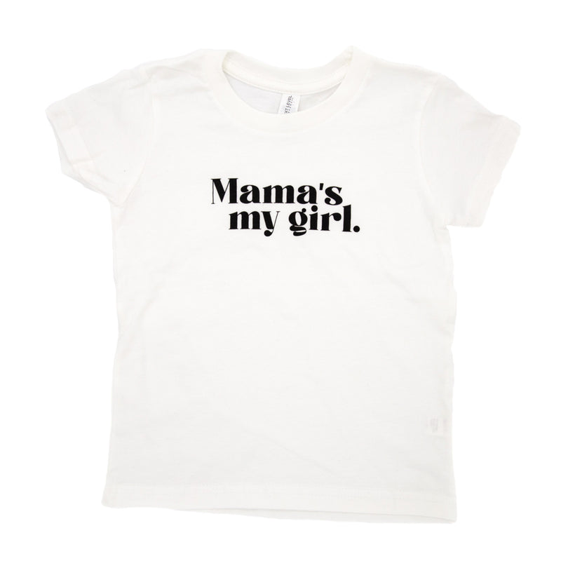The Baby Cubby Mama's My Girl Tee - White