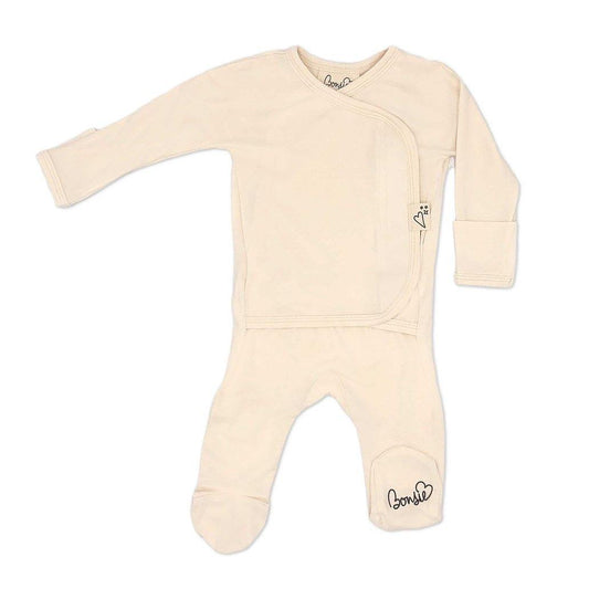 Bonsie Skin to Skin Babywear Footie - Oat