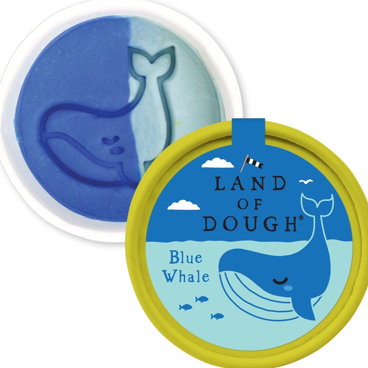 Land of Dough Mini Dough Cup - Blue Whale