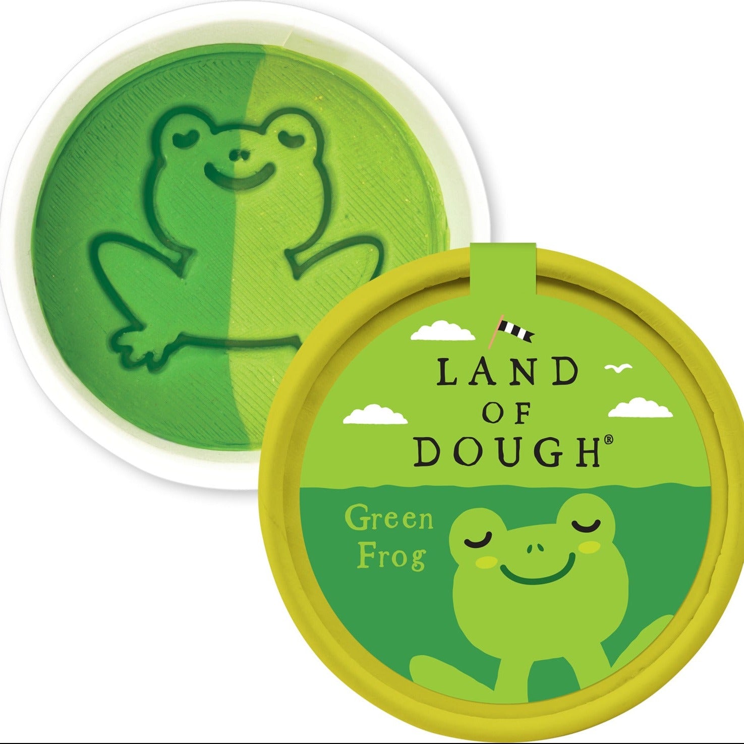 Land of Dough Mini Dough Cup - Green Frog