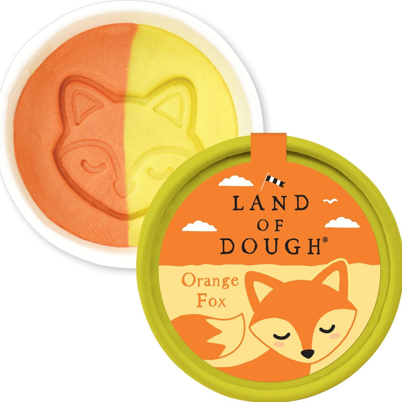 Land of Dough Mini Dough Cup - Orange Fox
