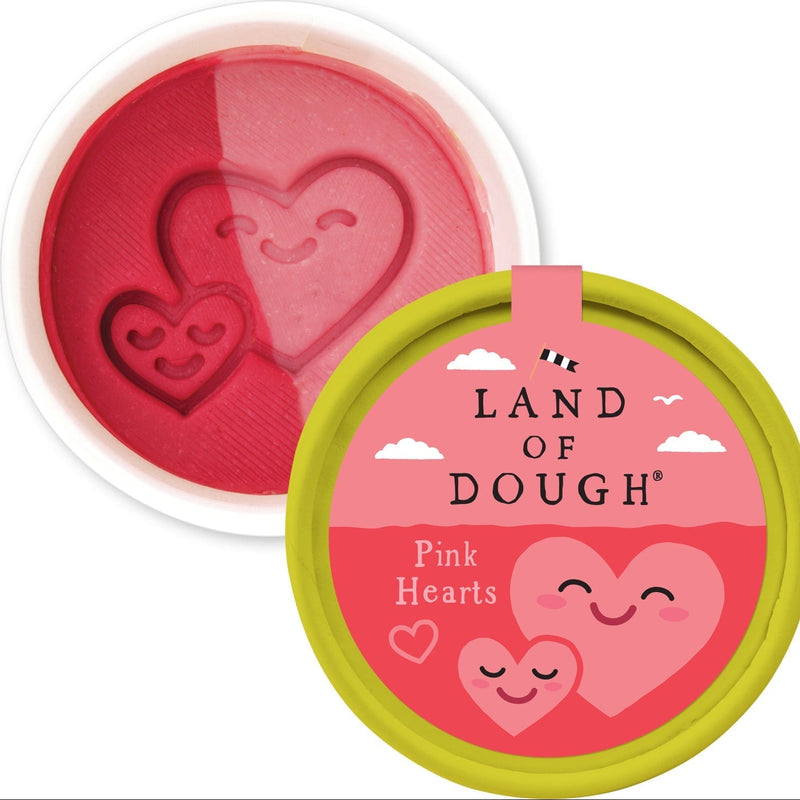 Land of Dough Mini Dough Cup - Pink Hearts