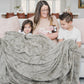 Saranoni Patterned Faux Fur XL Throw Blanket