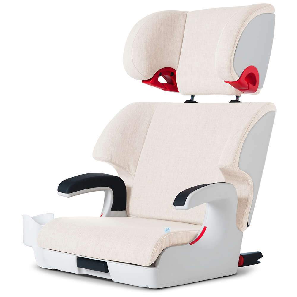 Clek Oobr Full Back Booster Seat - Snow