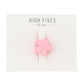High Fives Flower Hair Claw Clips - 1.35" - Blush Pink