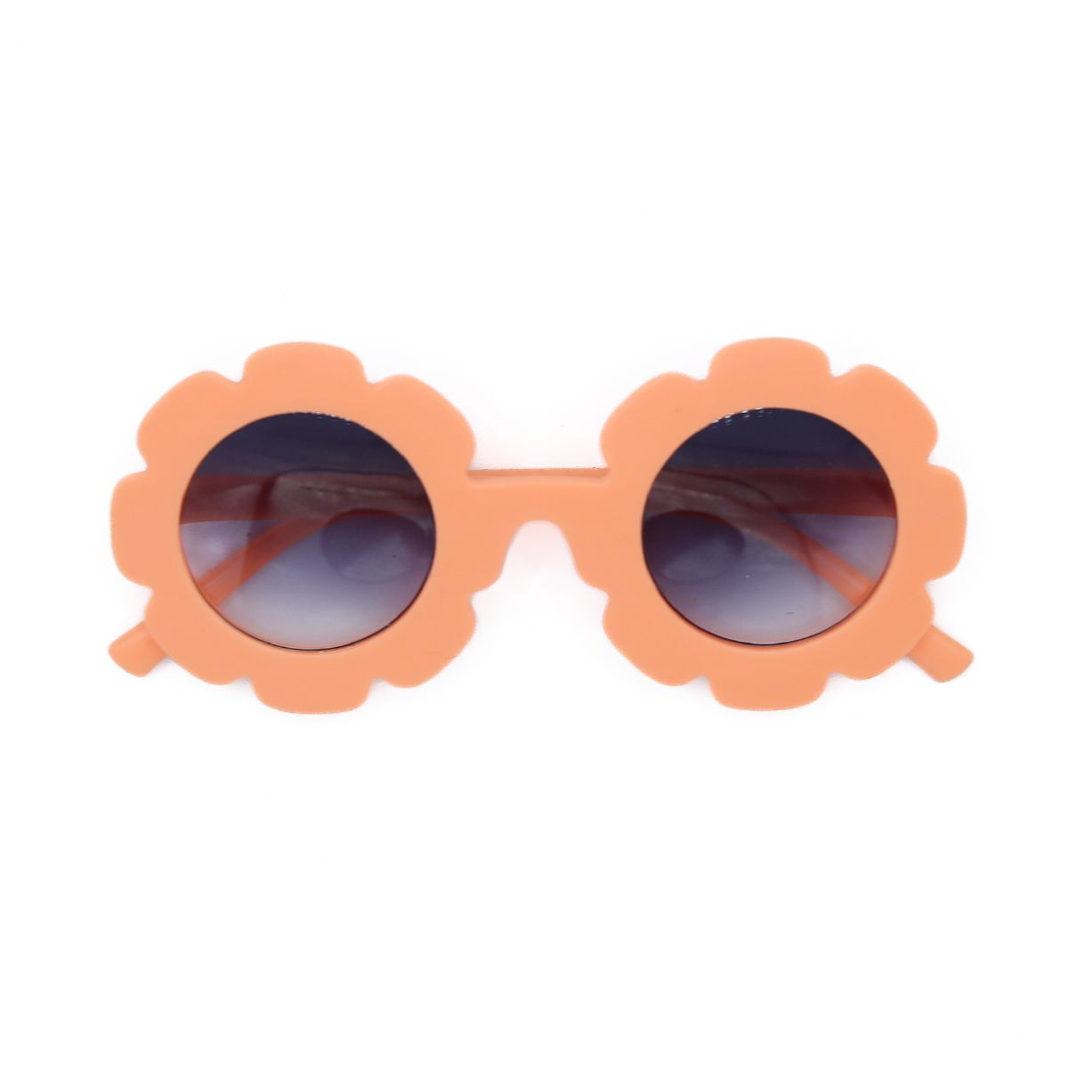 The Baby Cubby Kids' Flower Sunglasses - Coral with Grey Lenses