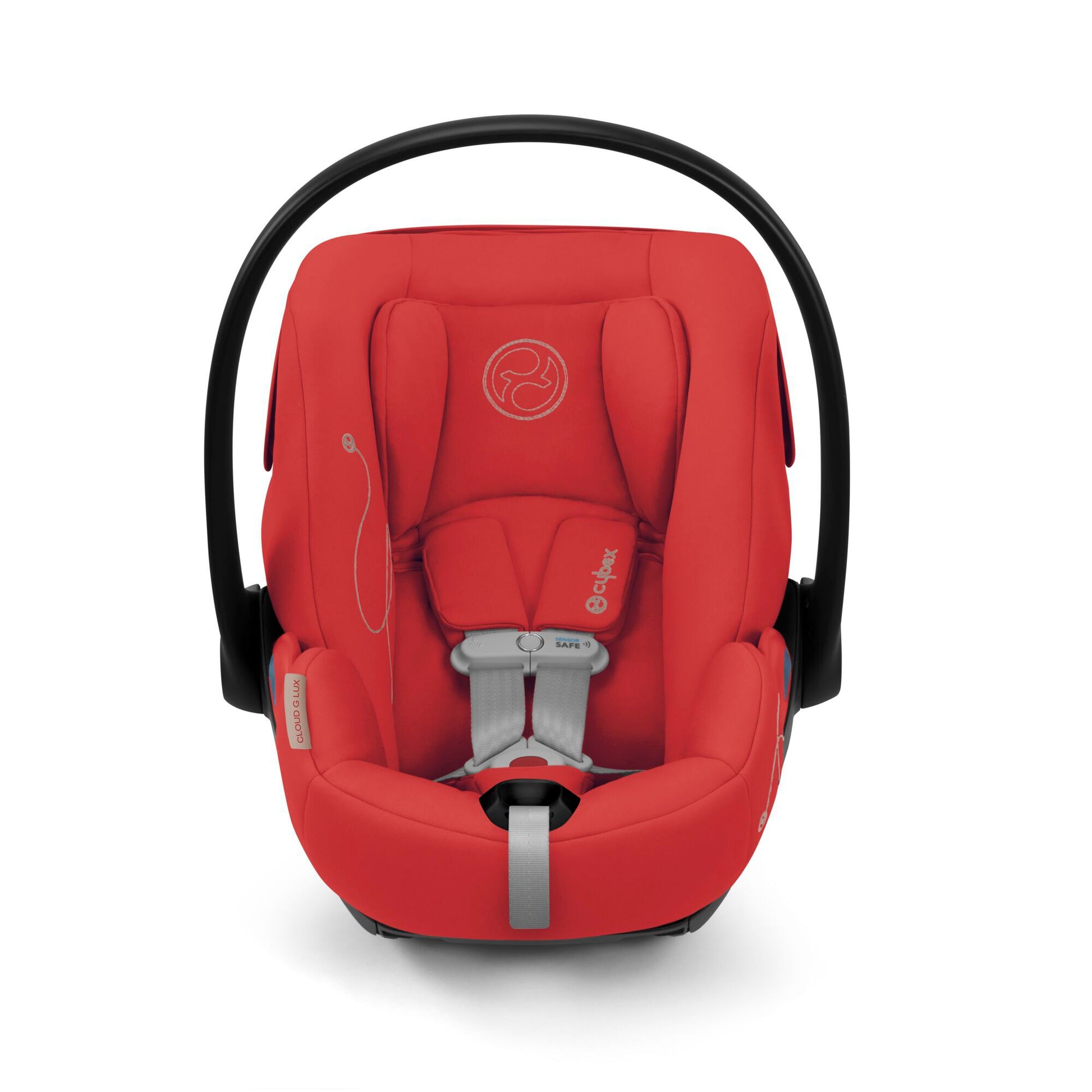 Cybex Cloud G Lux SensorSafe Infant Car Seat - Hibiscus Red