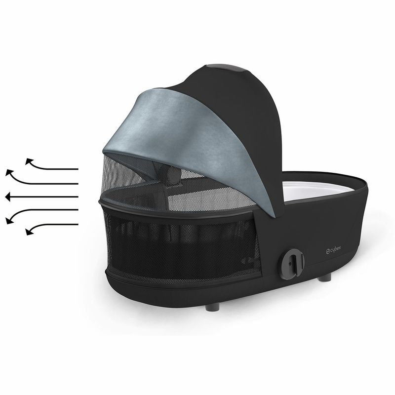 Cybex Mios 3 Lux Carry Cot - deep black