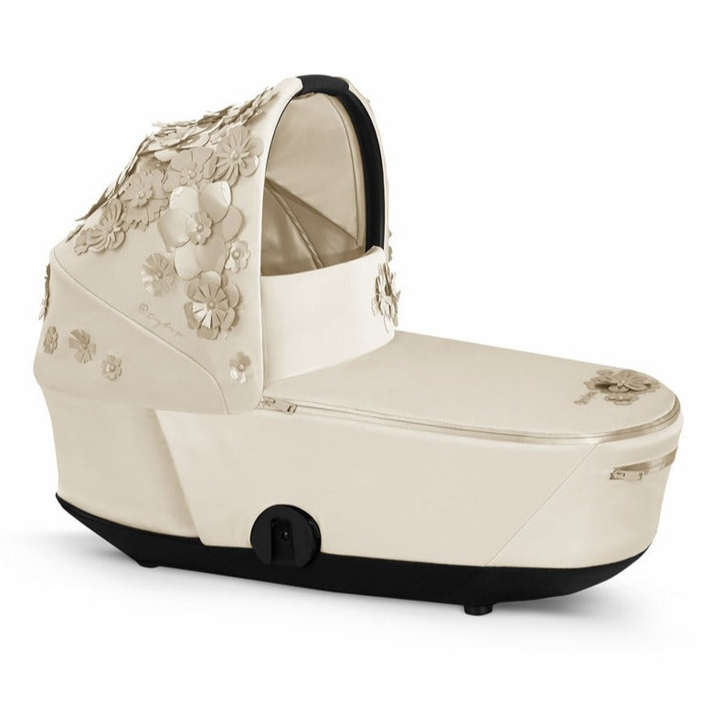 Cybex Mios 3 Lux Carry Cot - simply flowers - nude beige