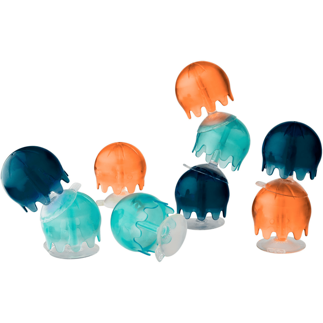 Boon JELLIES Suction Cup Bath Toy - Navy / Coral