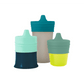 Boon SNUG Spout Universal Silicone Sippy Lids - 3-Pack - Green Multi
