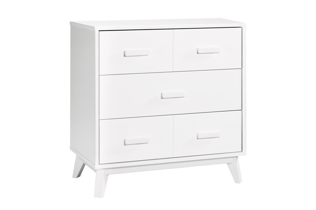 Babyletto Scoot 3-Drawer Changer Dresser with Removable Changing Tray - White