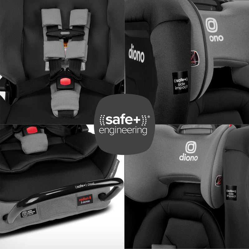 diono vs britax Diono Radian 3RXT SafePlus Convertible Car Seat