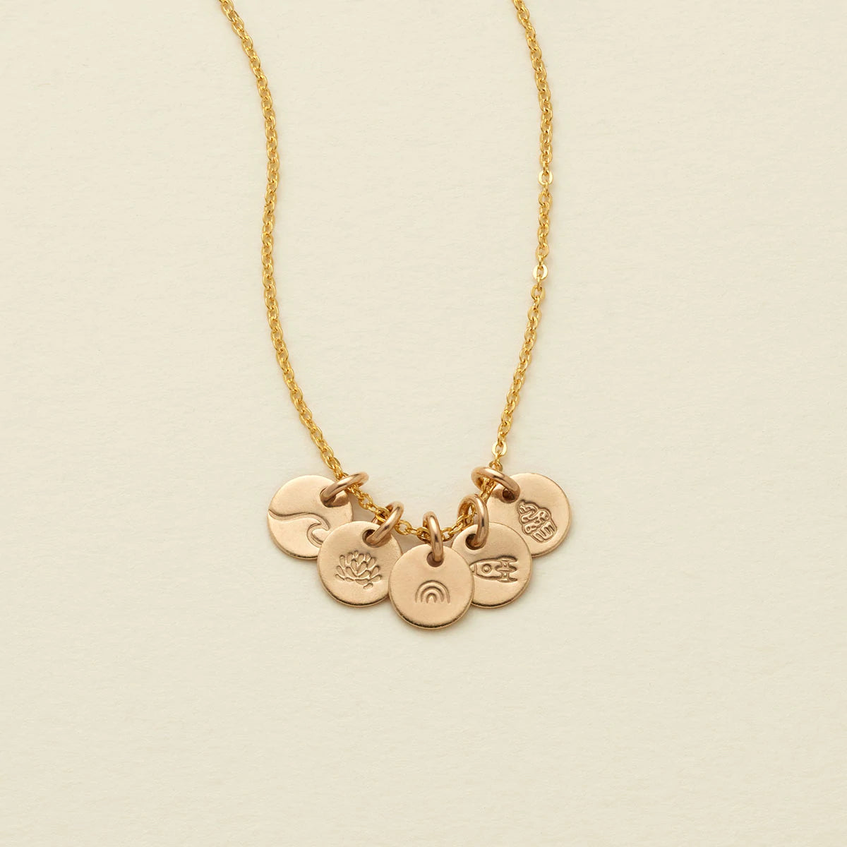 Made by Mary The Little's Collection | Gold Filled Evie Charm Stacker Necklace - Shooting Star