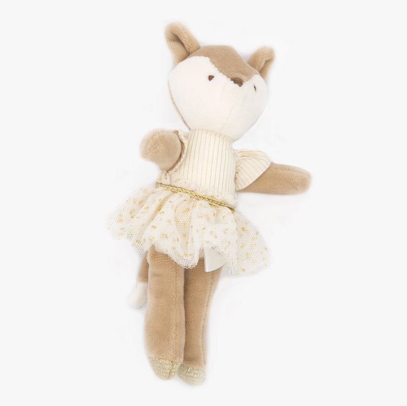 Creative Co-op Plush Ballerina Mini Animal Doll - Fox