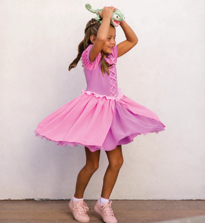 Taylor Joelle Pink Heidi Dress