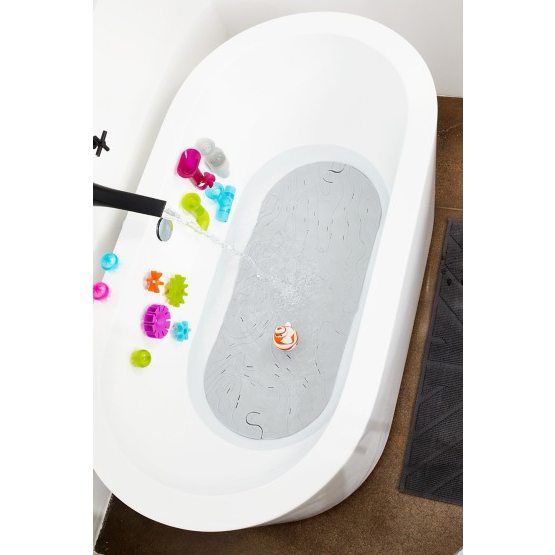 Boon GRIFFLE Bathtub Mat in the Tub - Gray
