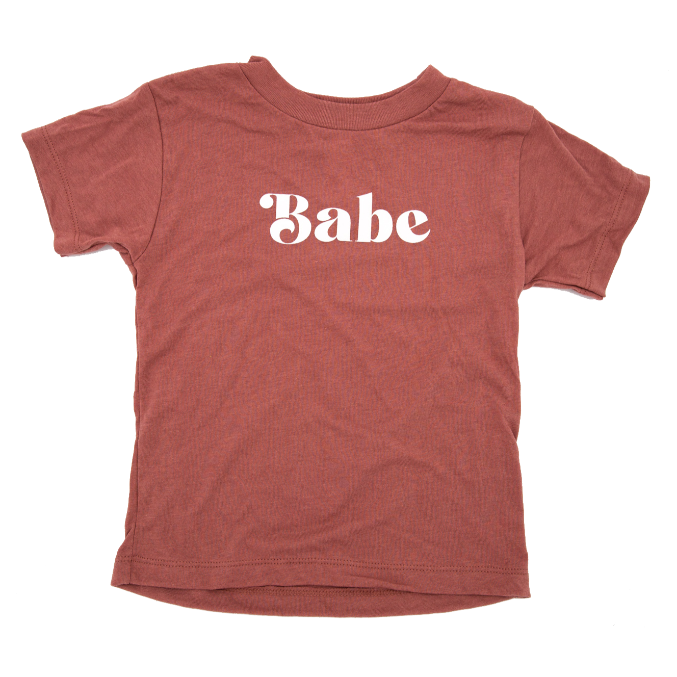 The Baby Cubby Babe Tee - Dusty Pink