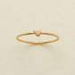 Made by Mary Gold Filled Heart Stacking Ring