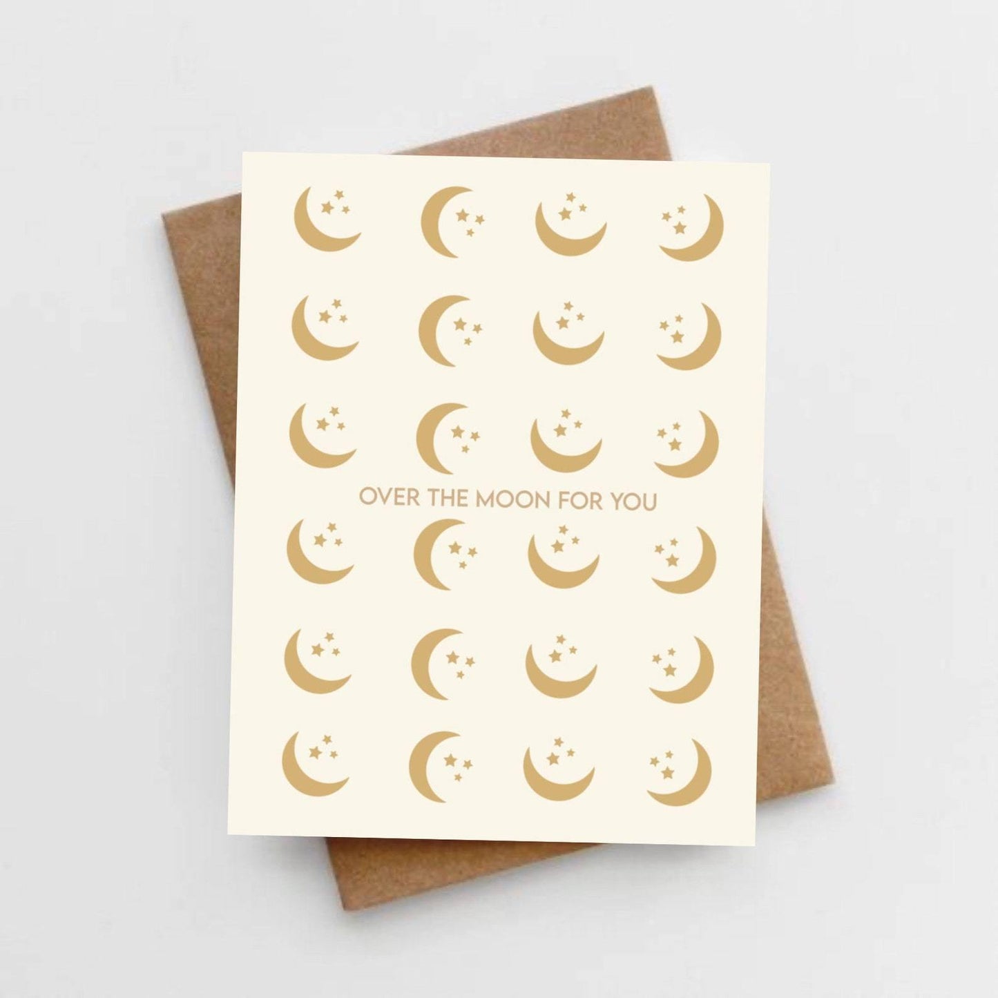 Lemon Milk Paper Co Over the Moon for You Card