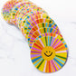 Color Oasis Hawaii Happy Little Sun Sticker - Rainbow