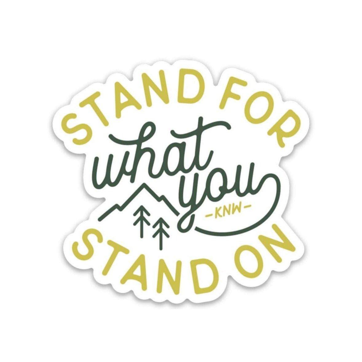 Keep Nature Wild Stand For Sticker