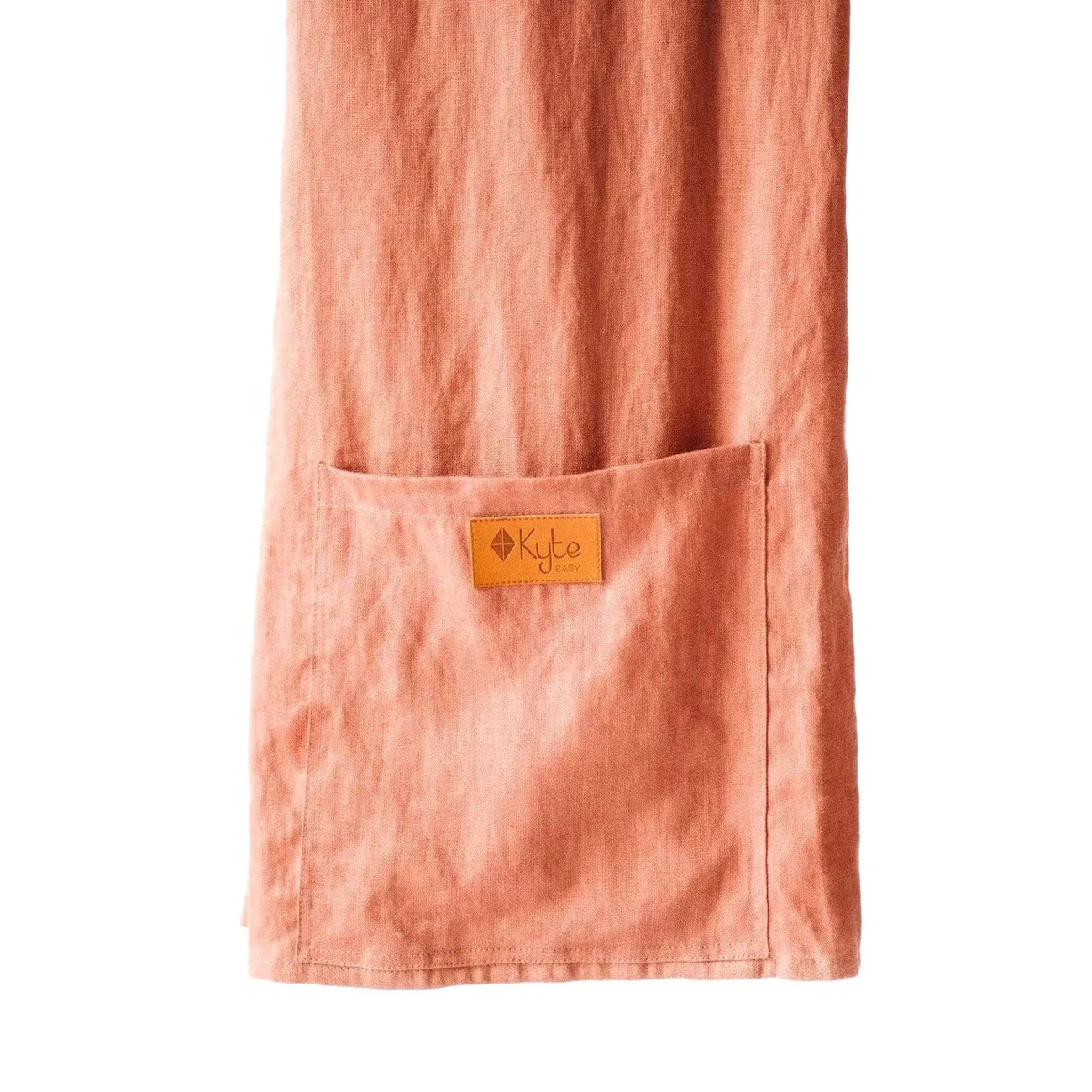 Kyte BABY Ring Sling - Redwood with Rose Gold Rings