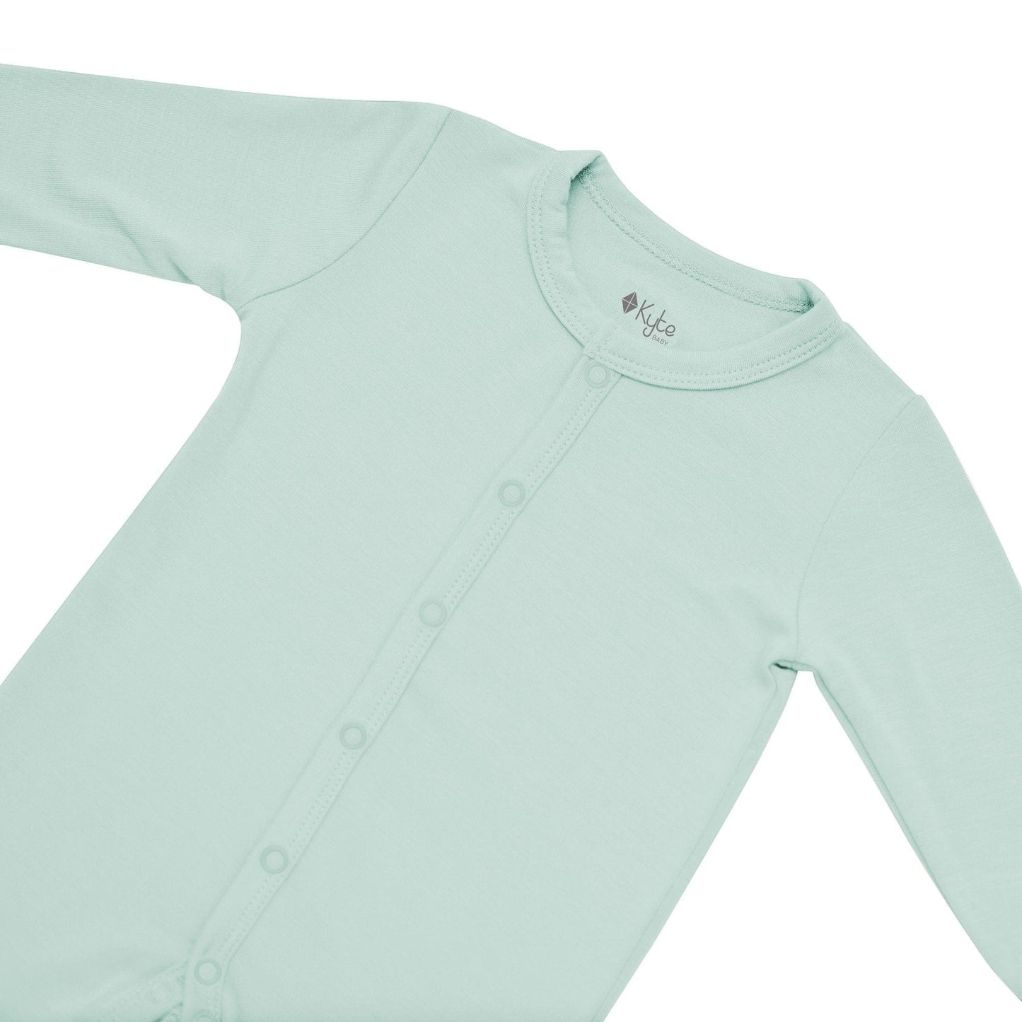 Kyte BABY Snap Footie - Sage