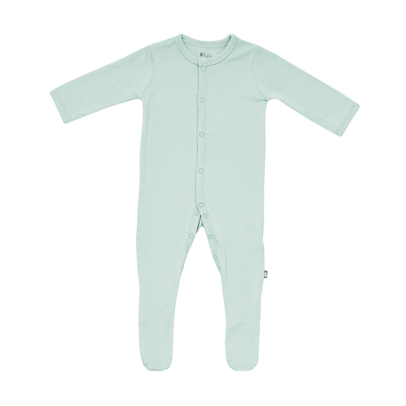 Kyte BABY Snap Footie - Sage