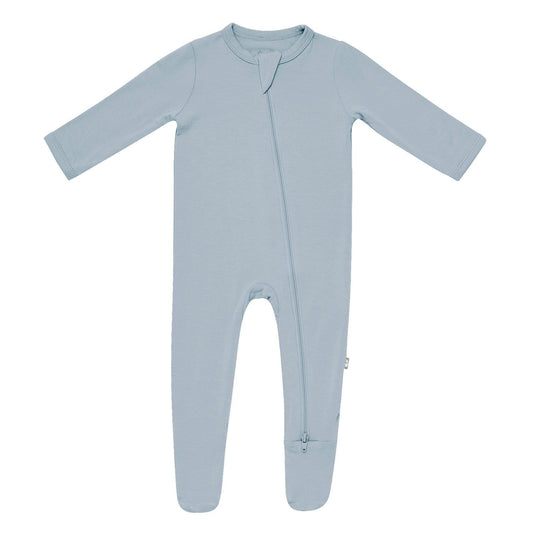 Kyte BABY Zippered Footie - Fog