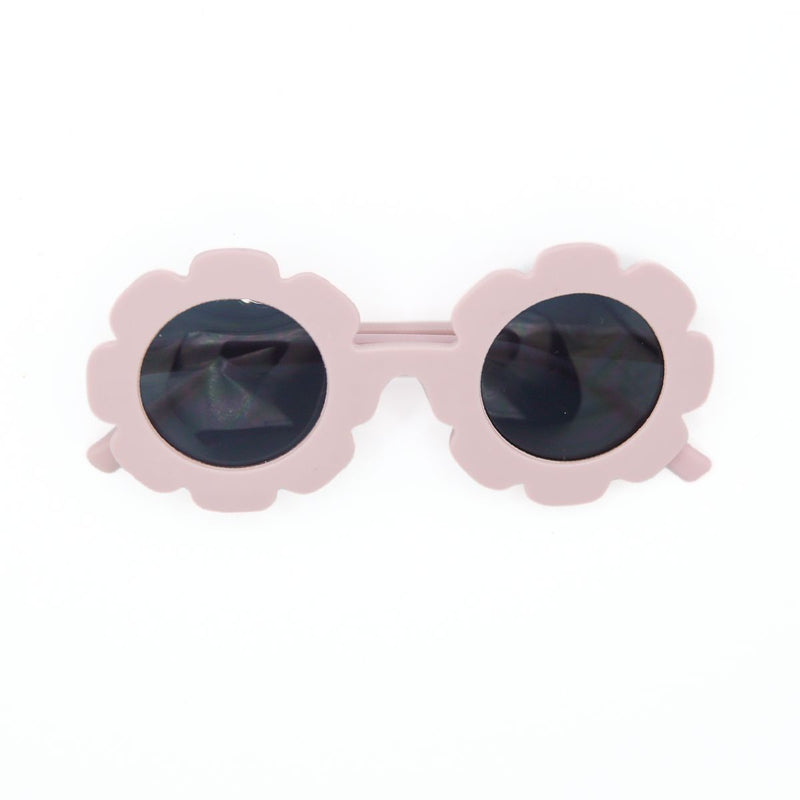 The Baby Cubby Kids' Flower Sunglasses - Lilac with Grey Lenses