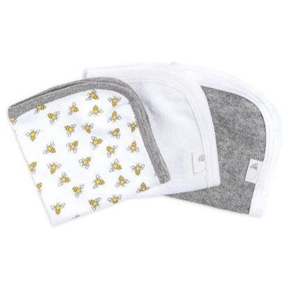 Burt's Bees 3-Pack Washcloth Set - Honey Bee Cloud