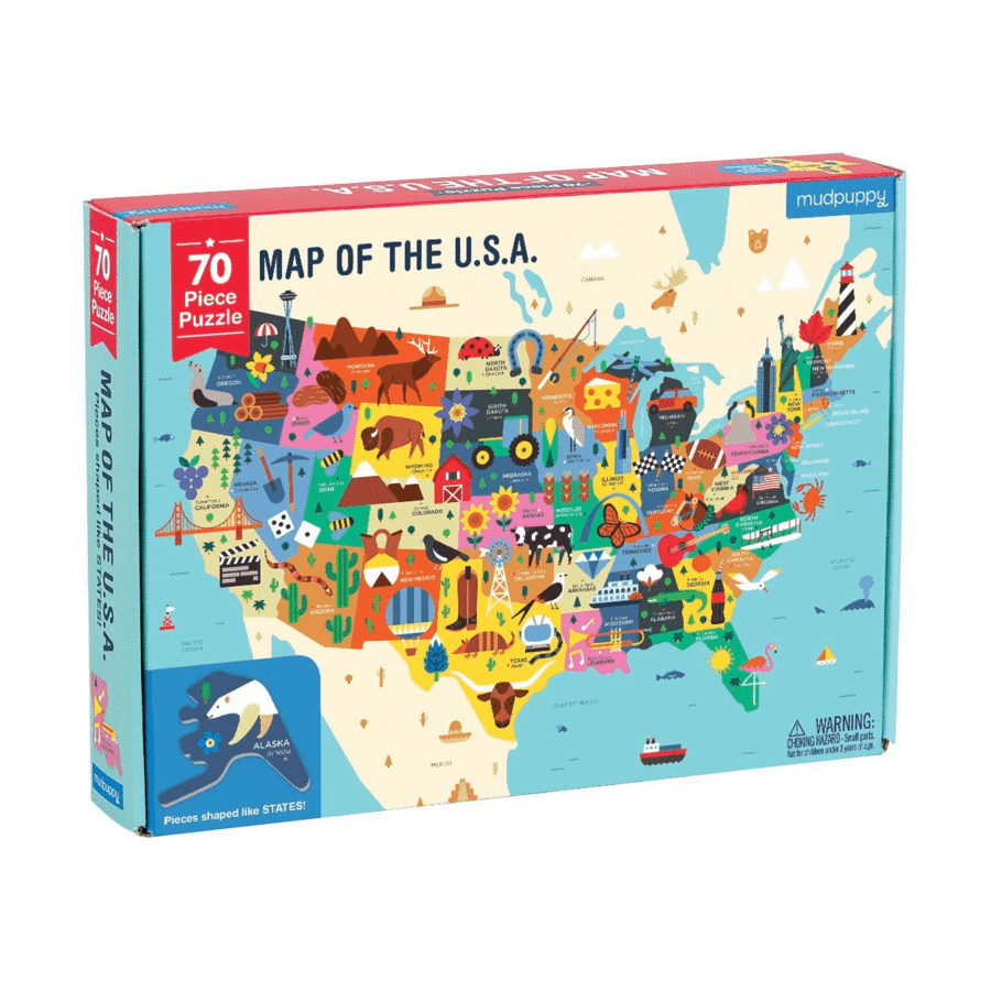 Mudpuppy Map of the USA Puzzle