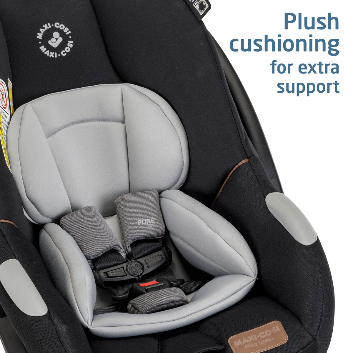 Maxi-Cosi Mico Luxe+ Infant Car Seat cushioning