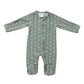 Mebie Baby Zipper Pajama - Sage Strokes