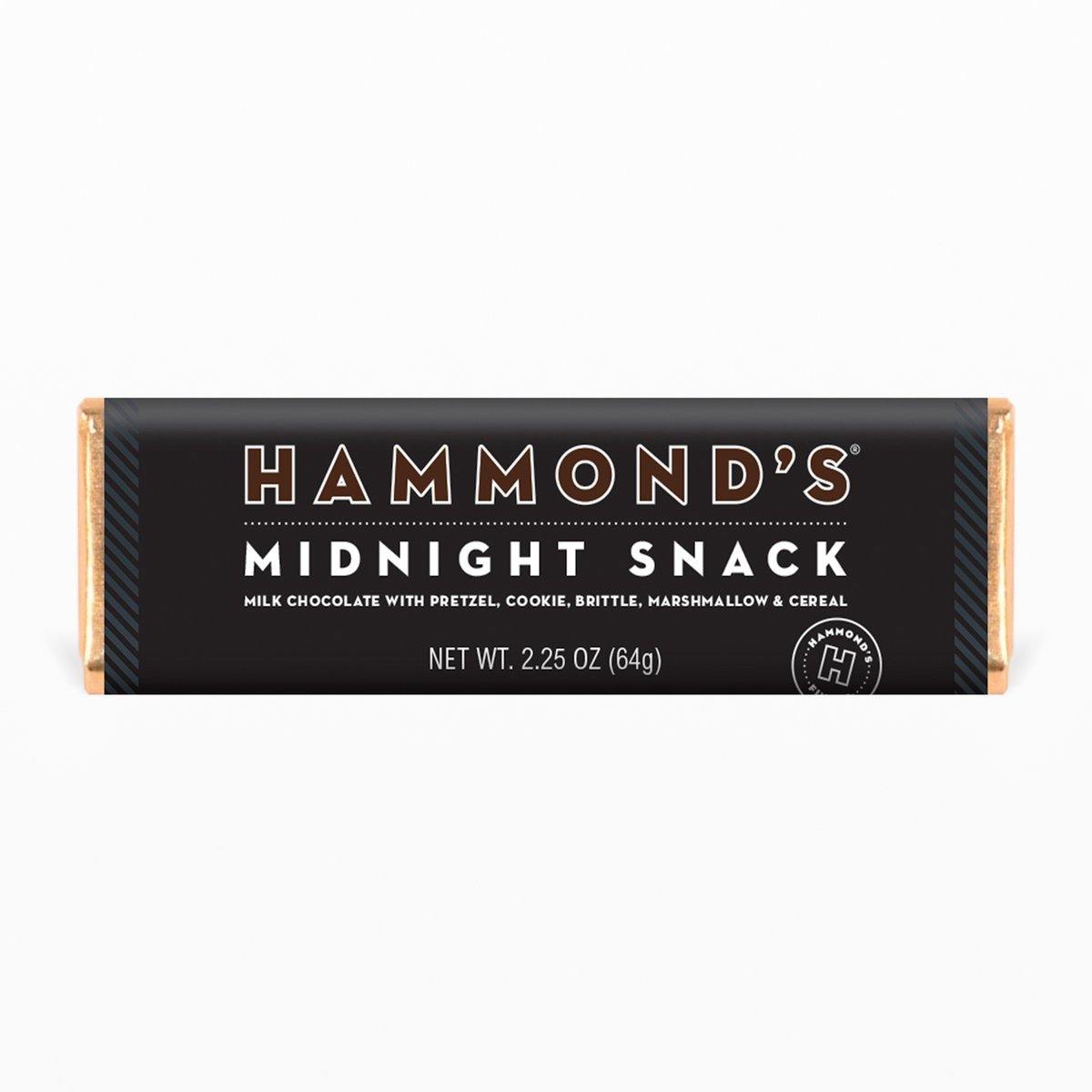 Hammond's Candies Milk Chocolate Candy Bar 2.25oz - Midnight Snack
