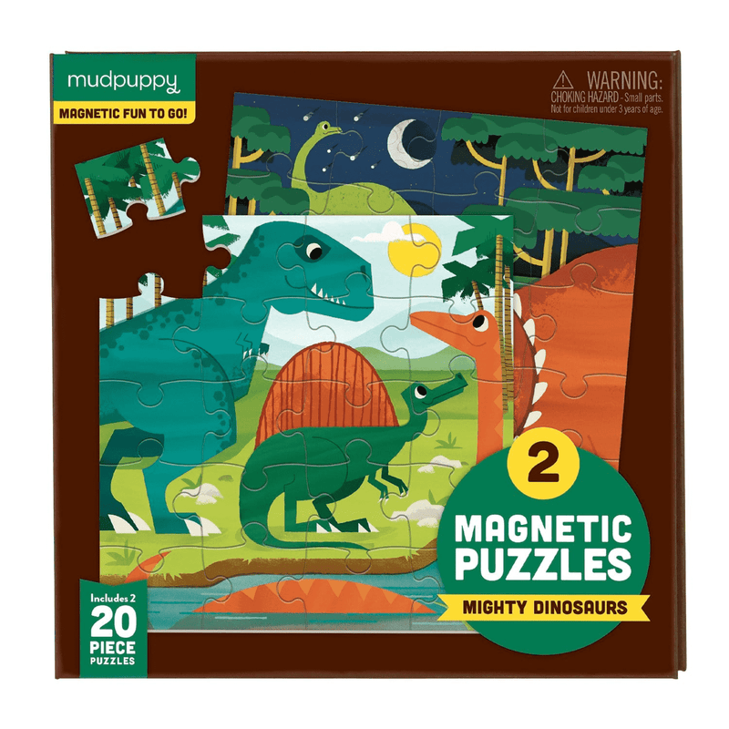 Mudpuppy Magnetic Puzzle - Mighty Dinosaur
