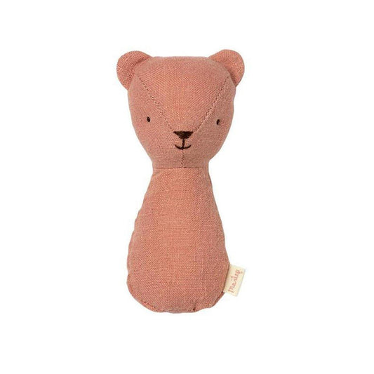 Maileg Teddy Rattle - Old Rose