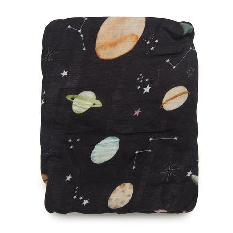 Loulou LOLLIPOP Fitted Crib Sheet - planet